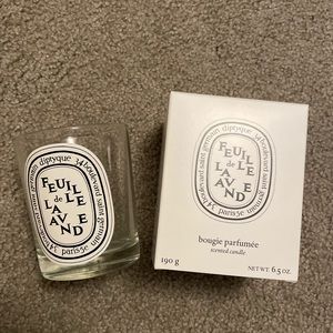 Diptyque Lavander Candle Jar + Box